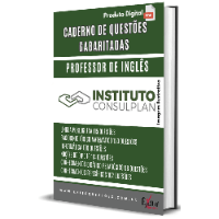Imagem do produto CADERNO DE QUESTÕES GABARITADAS: PROFESSOR DE INGLÊS INSTITUTO CONSULPLAN