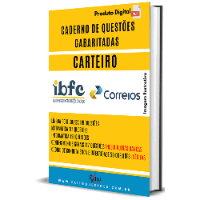 Imagem do produto CADERNO DE QUESTÕES GABARITADAS: CARTEIRO, IBFC