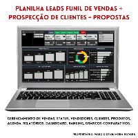 Imagem do produto Planilha Leads funil de vendas + Prospecção de Clientes - Propostas
