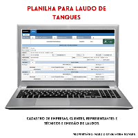 Imagem do produto Planilha para Registro de Laudos de Tanques de Combustíveis