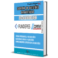 Imagem do produto CADERNO DE QUESTÕES GABARITADAS FONOAUDIÓLOGO COPEVE/UFAL