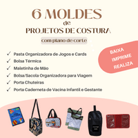 Imagem do produto Moldes de Projetos de Costura para Artesanato