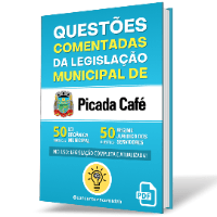 Imagem do produto Questões Comentadas da Legislação Municipal de PICADA CAFÉ.