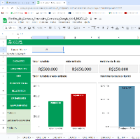 Imagem do produto Planilha de Controle Financeiro Completa em Google 6.4
