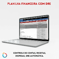 Imagem do produto Planilha para gestão financeira com DRE