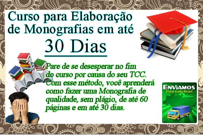 Imagem do produto Curso de Elaboração de Monografia em Até 30 dias