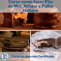Imagem do produto Curso de como fazer Pão de Mel, Alfajor e Palha Italiana