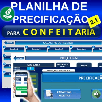 Imagem do produto PLANILHA de Precificação para CONFEITARIA 2.1