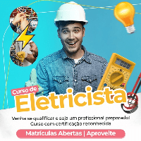 Imagem do curso Curso Eletricista Residencial Profissional