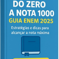 Imagem do produto Do 0 a nota 1000 - Guia Enem 2025 + Bônus - Redações comentadas