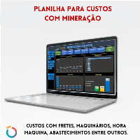 Imagem do produto Planilha para custos com mineração