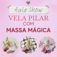 Imagem do curso Aula Show - Vela pilar com Massa Mágica