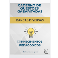 Imagem do curso CADERNO DE QUESTÕES CONHECIMENTOS PEDAGÓGICOS CONSULPAM.