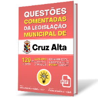 Imagem do produto Questões Comentadas da Legislação Municipal de CRUZ ALTA.