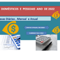 Imagem do produto CONTROLE E PLANEJAMENTO DOS  GASTOS  DOMÉSTICOS  E  PESSOAIS  ANO  DE 2022
