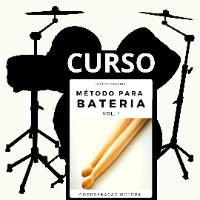 Imagem do produto Curso do E-book - Método para Bateria Vol.1