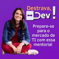 Imagem do curso Mentoria em grupo Destrava, Dev!