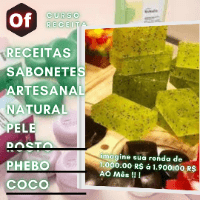 Imagem do curso ( Aprenda Como Fazer Sabonetes Artesanal Para Vender)