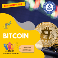 Imagem do curso BITCOIN PARA INICIANTES - E-book com Certificado ABED 40HRS