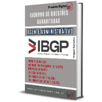 Imagem do produto CADERNO DE QUESTÕES GABARITADAS : AGENTE ADMINISTRATIVO, IBGP