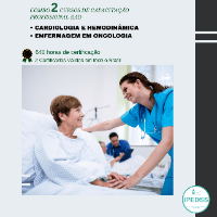 Imagem do curso COMBO 2 CURSOS - CARDIOLOGIA E HEMODINÂMICA; ENFERMAGEM EM ONCOLOGIA