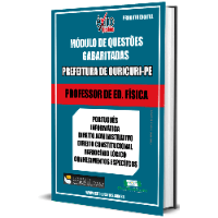 Imagem do produto MÓDULO DE QUESTÕES GABARITADAS: PROFESSOR DE EDUCAÇÃO FÍSICA,OURICURI PE 2022.