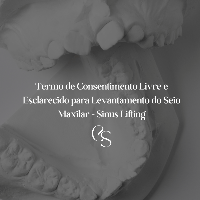 Imagem do produto Termo de Consentimento Livre, Informado e Esclarecido para Cirurgia para Levantamento do Seio Maxilar - Sinus Lifting
