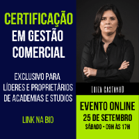 Imagem do curso Gestão Comercial para Academias e Studios.