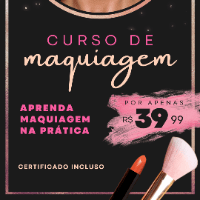 Imagem do curso CURSO DE MAQUIAGEM.