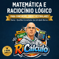 Imagem do curso Ricálculo - Matemática e Raciocínio Lógico para Concursos, Enem e Vestibulares
