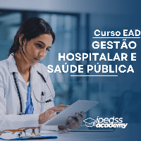 Imagem do curso Curso EAD - GESTÃO HOSPITALAR E SAÚDE PÚBLICA - Certificado 360 horas [Inicio imediato]