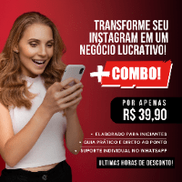 Imagem do curso E-book Como tornar o seu Instagram mais profissional e fazer dele o seu grande aliado nas vendas + Combo