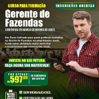 Imagem do produto CURSO DE GERENTE DE FAZENDAS