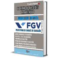 Imagem do produto CADERNO DE QUESTÕES GABARITADAS : PROFESSOR INFANTIL CANAÃ DOS CARAJÁS FGV