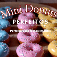 Imagem do produto Curso de Mini Donuts Perfeitos