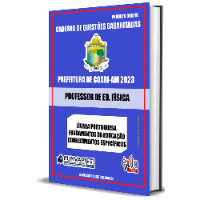 Imagem do produto CADERNO DE QUESTÕES GABARITADAS: PROFESSOR  DE ED. FÍSICA COARI AM 2023