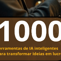 Imagem do produto 1000 Ferramentas de IA para transformar Ideias em lucro.