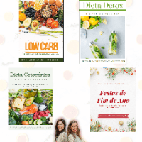 Imagem do produto Combo de Livros de Receitas das Nutris (Low Carb, Cetogência e Detox)