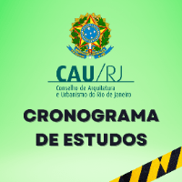 Imagem do produto Cronograma de estudos CAU RJ (Assistente Técnico)