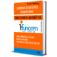 Imagem do produto CADERNO DE QUESTÕES GABARITADAS: PROFESSOR DE MATEMÁTICA, FUNCERN