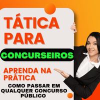 Imagem do produto TÁTICA PARA  CONCURSOS PÚBLICOS