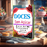 Imagem do produto ( E-BOOK ) Doces Sem Açúcar + de 100 Receitas ZERO Açúcar