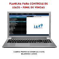 Imagem do produto Planilha para Controle de Leads - Funil de Vendas