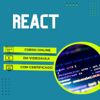Imagem do curso Curso de React em Videoaula com Certificado