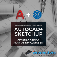 Imagem do produto COMBO DE AUTOCAD 2D, 3D E SKETCHUP - Plano Completo