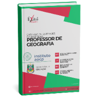 Imagem do produto CADERNO DE QUESTÕES GABARITADAS PROFESSOR DE GEOGRAFIA, INSTITUTO AOCP