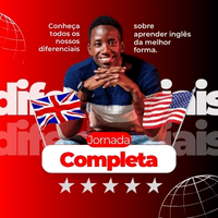 Imagem do produto Jornada Completa Para Falar Inglês - Hey folks academy