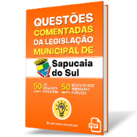 Imagem do produto QUESTÕES COMENTADAS DA LEGISLAÇÃO MUNICIPAL DE SAPUCAIA DO SUL