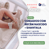 Imagem do curso Curso Online de Cuidados com Recém-Nascido e Shantala.
