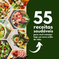 Imagem do produto 55 Receitas saudáveis para você começar hoje um novo estilo de vida.